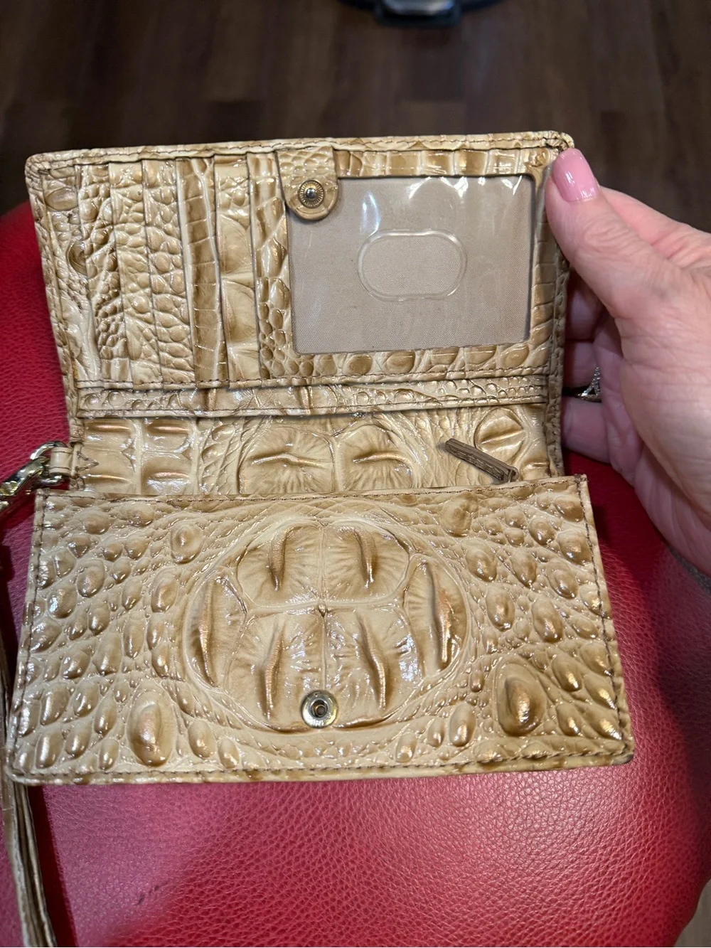 Brahmin clutch Wristlet wallet. She’s perfect.